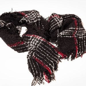 CJ Banks Plaid Winter Scarf